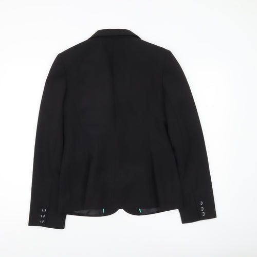 Dorothy Perkins Womens Black Size 12 Blazer Jacket Workwear