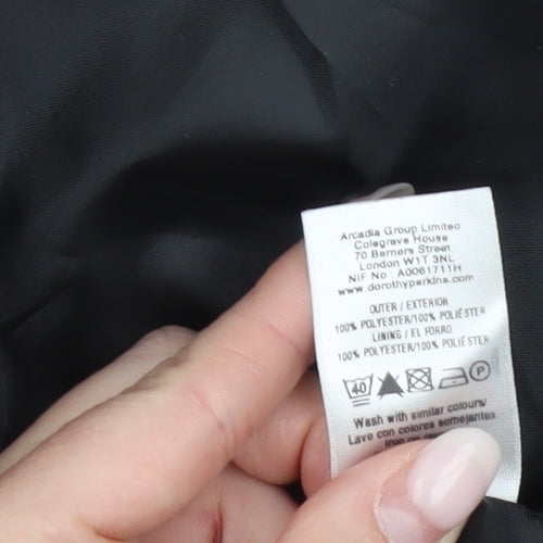 Dorothy Perkins Womens Black Size 12 Blazer Jacket Workwear