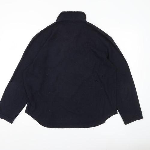 Ben Sherman Men’s Blue Collared Pullover Knit Jumper Size M