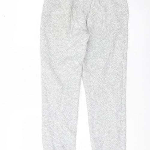 Puma Womens Grey Jogger Sweatpants Size 8 Cotton Blend