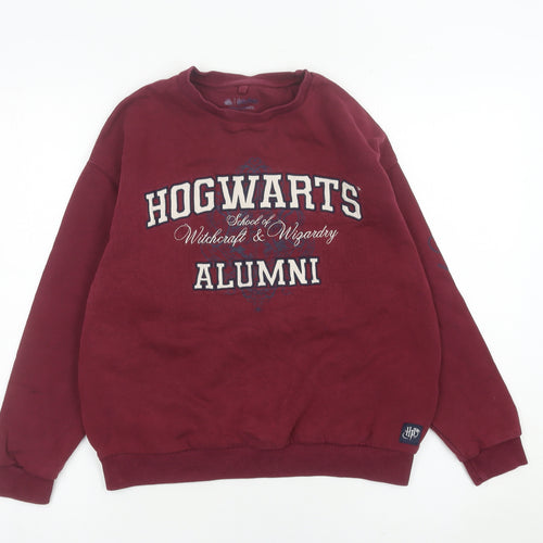 Marks and Spencer Boys Red Harry Potter Alumni Sweatshirt 11-12Y Pullover
