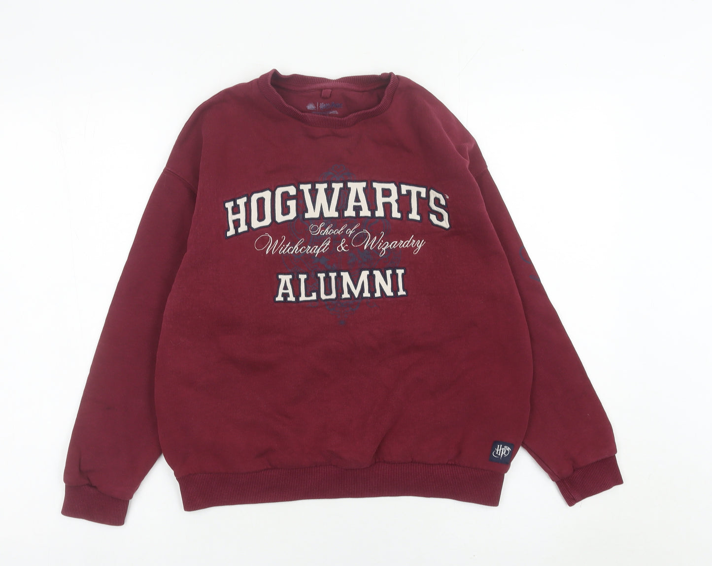 Marks and Spencer Boys Red Harry Potter Alumni Sweatshirt 11-12Y Pullover
