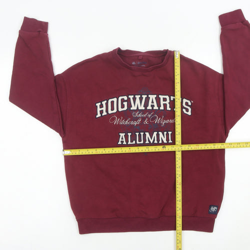 Marks and Spencer Boys Red Harry Potter Alumni Sweatshirt 11-12Y Pullover