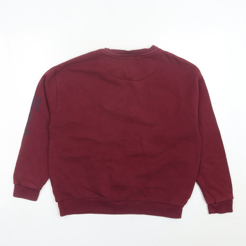 Marks and Spencer Boys Red Harry Potter Alumni Sweatshirt 11-12Y Pullover
