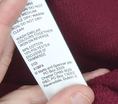 Marks and Spencer Boys Red Harry Potter Alumni Sweatshirt 11-12Y Pullover