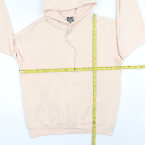 Champion Women’s Beige Pullover Hoodie Large Cotton Blend