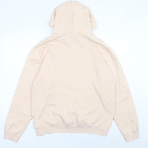 Champion Women’s Beige Pullover Hoodie Large Cotton Blend