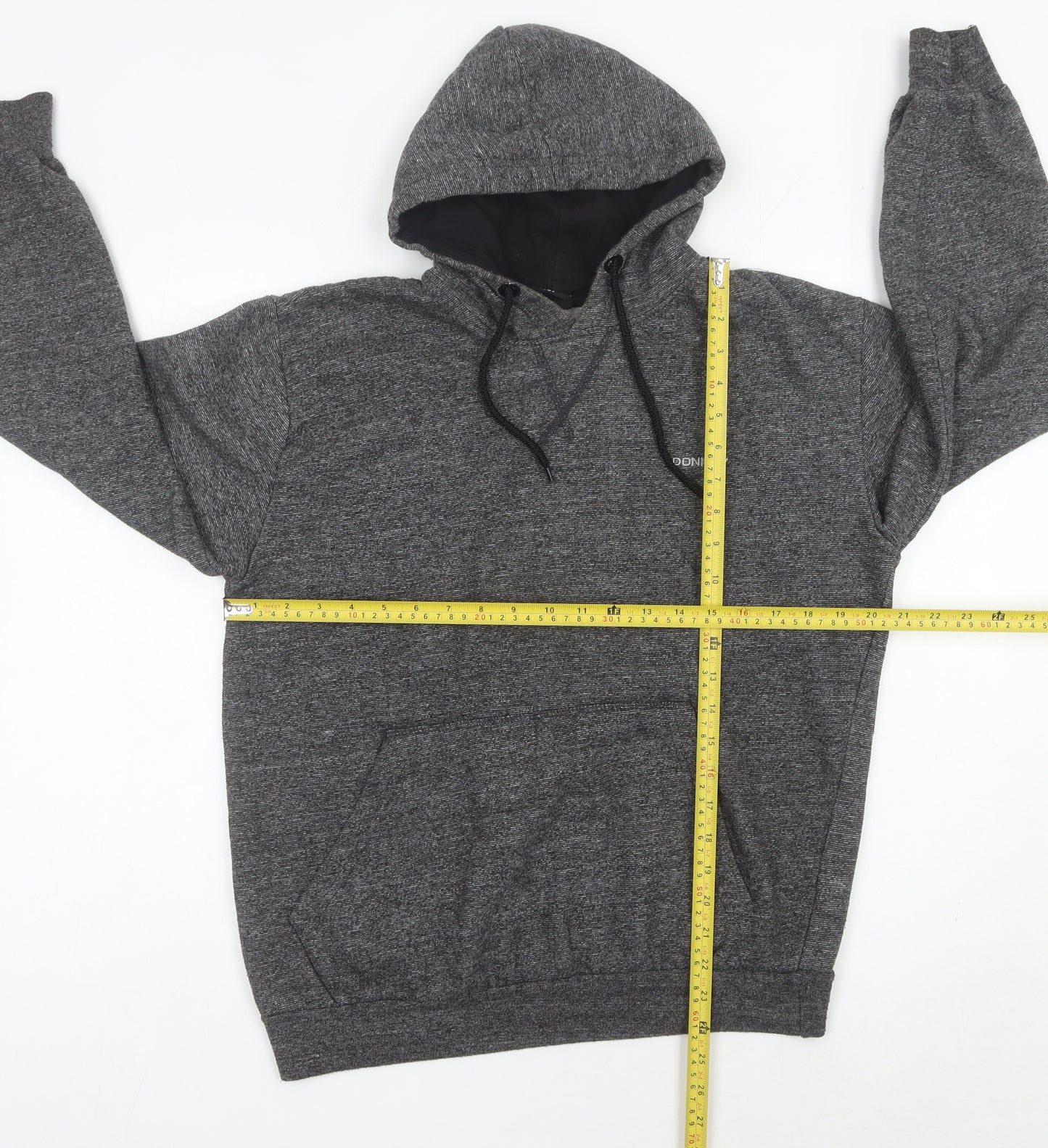 Donnay Men’s Grey Pullover Hoodie Medium Hooded Sweatshirt