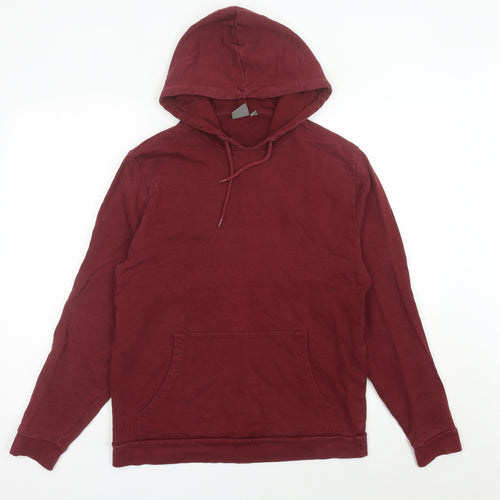 ASOS Men’s Red Pullover Hoodie Small Regular Fit Long Sleeve