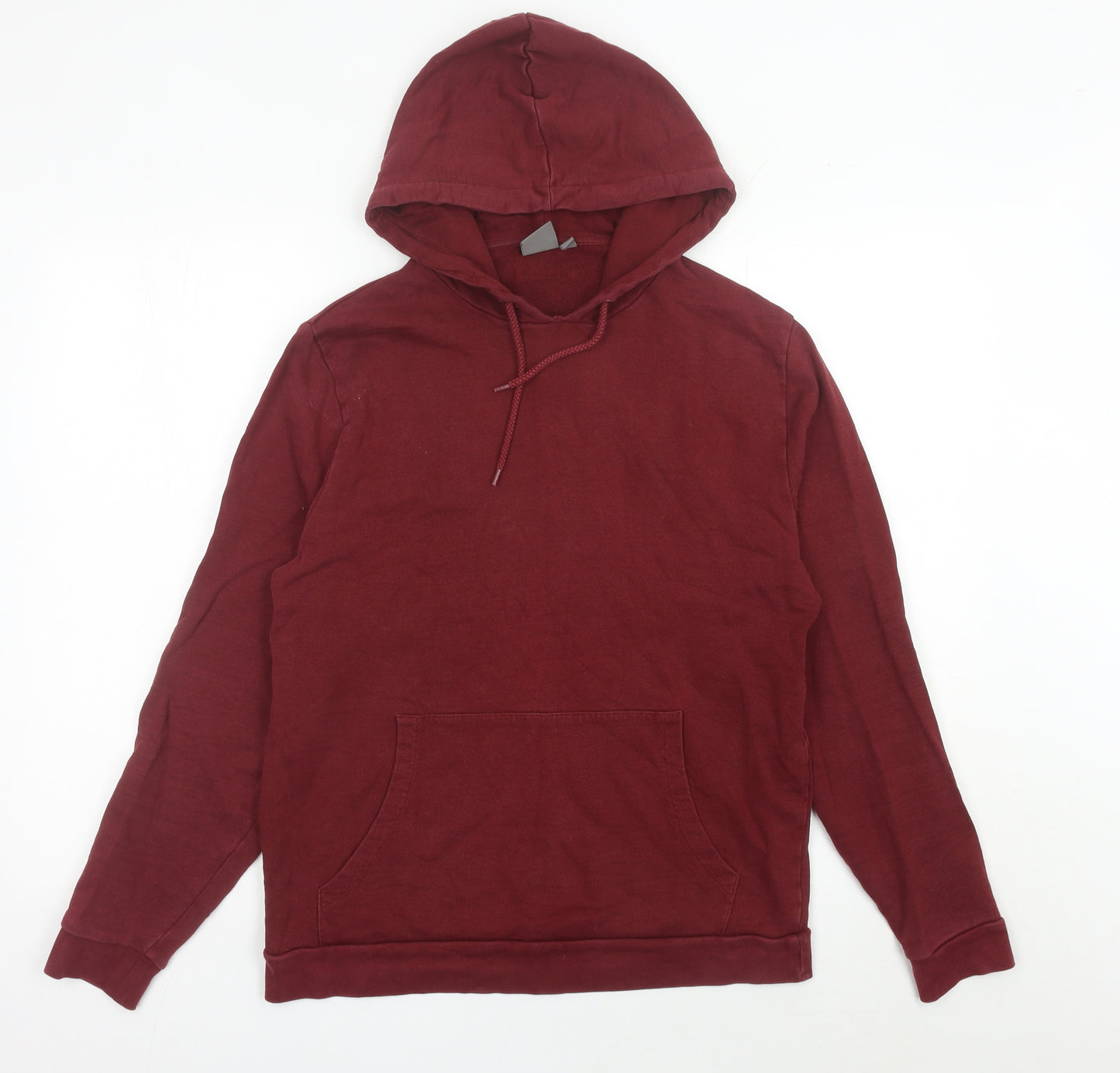 ASOS Men’s Red Pullover Hoodie Small Regular Fit Long Sleeve