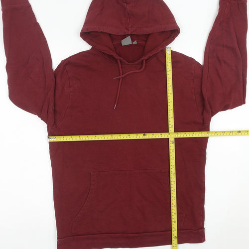 ASOS Men’s Red Pullover Hoodie Small Regular Fit Long Sleeve