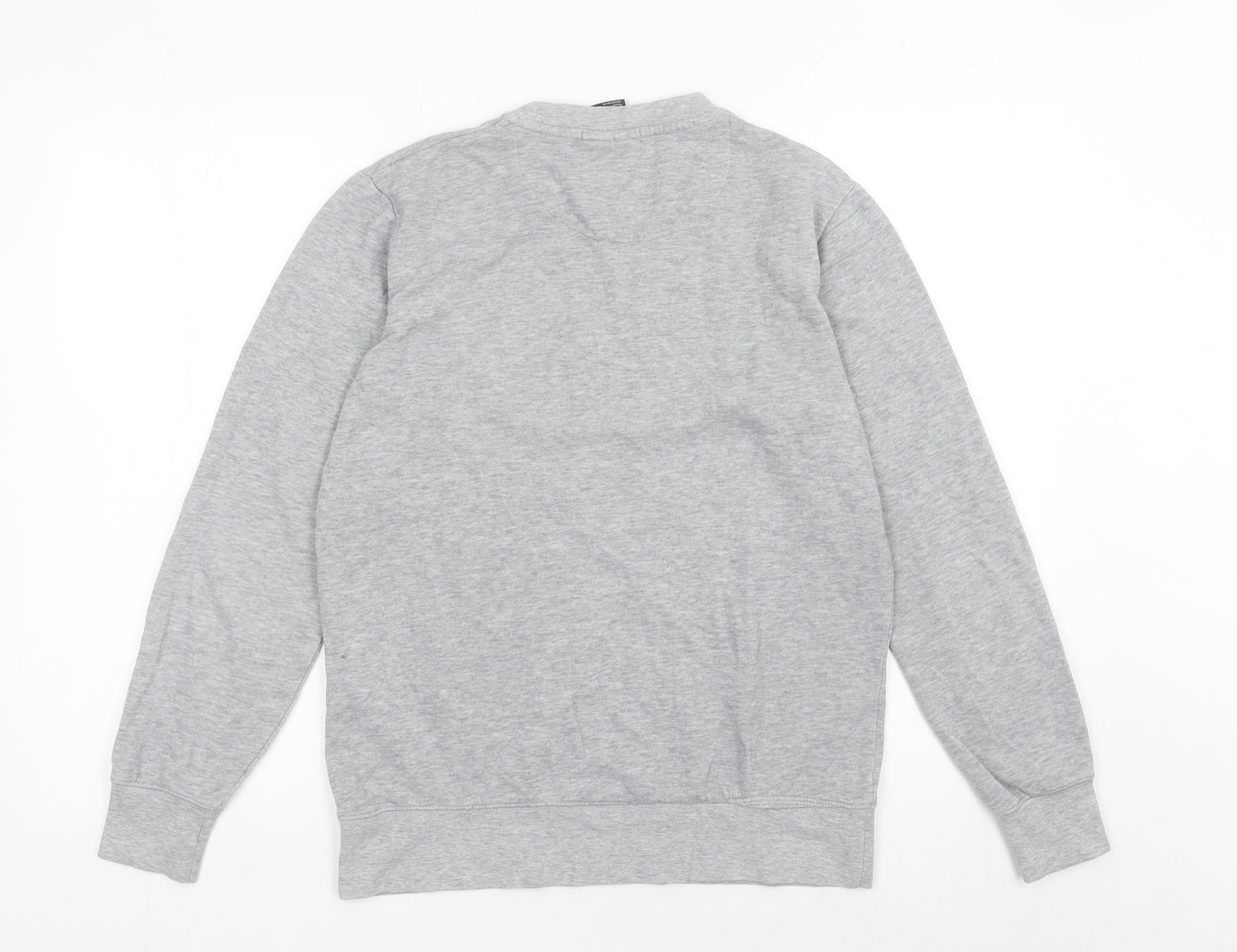 Smog Unisex Adults Grey Pullover Sweatshirt S Regular Fit