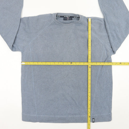 Marks & Spencer Men’s Blue XL Cotton Crew Neck Jumper