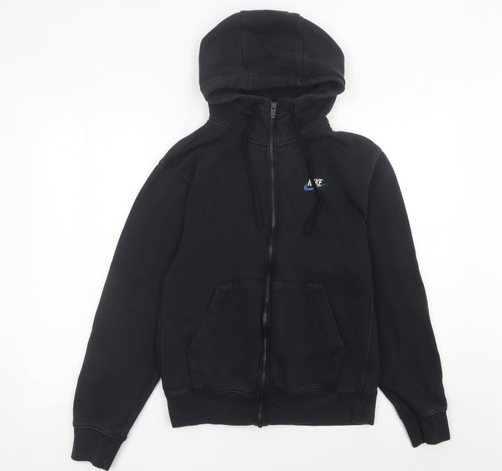 Nike Men's Black XS Full Zip Hoodie Sweatshirt Regular Fit
