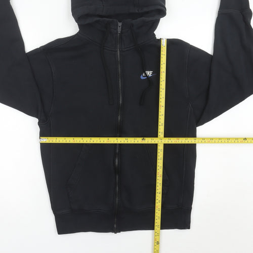 Nike Men's Black XS Full Zip Hoodie Sweatshirt Regular Fit