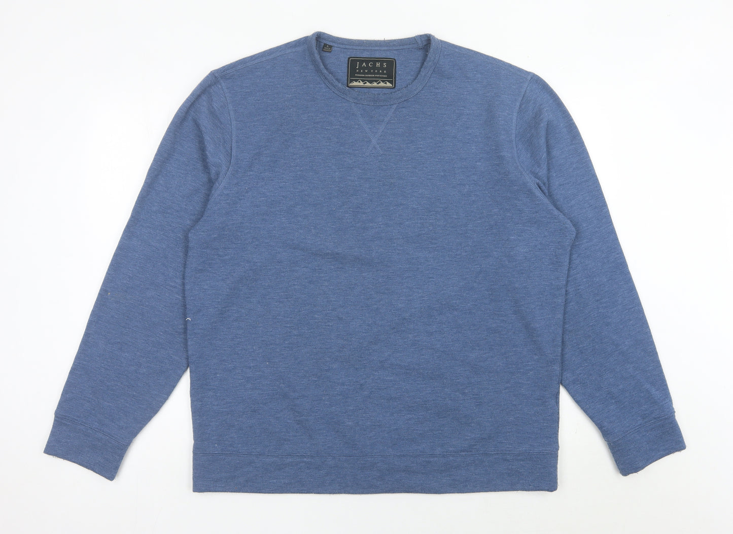 JACHS New York Men's Blue Cotton Blend Pullover Sweatshirt Size L