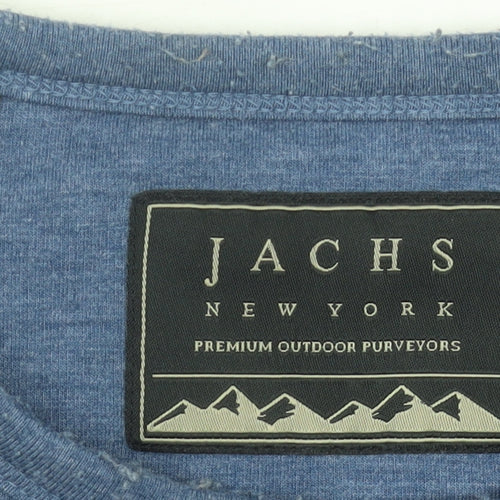 JACHS New York Men's Blue Cotton Blend Pullover Sweatshirt Size L