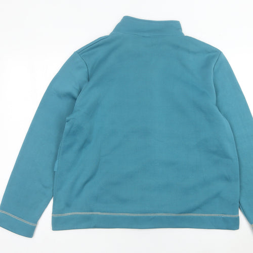 Arne de Lancy Womens Blue Track Jacket Size 18 Full Zip Polyester