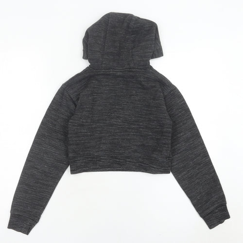 McKenzie Girls Grey Pullover Hoodie 8-10 Years Logo Hooded Sweatshirt