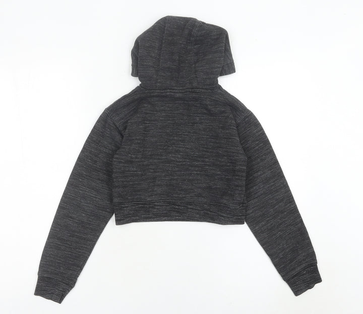 McKenzie Girls Grey Pullover Hoodie 8-10 Years Logo Hooded Sweatshirt