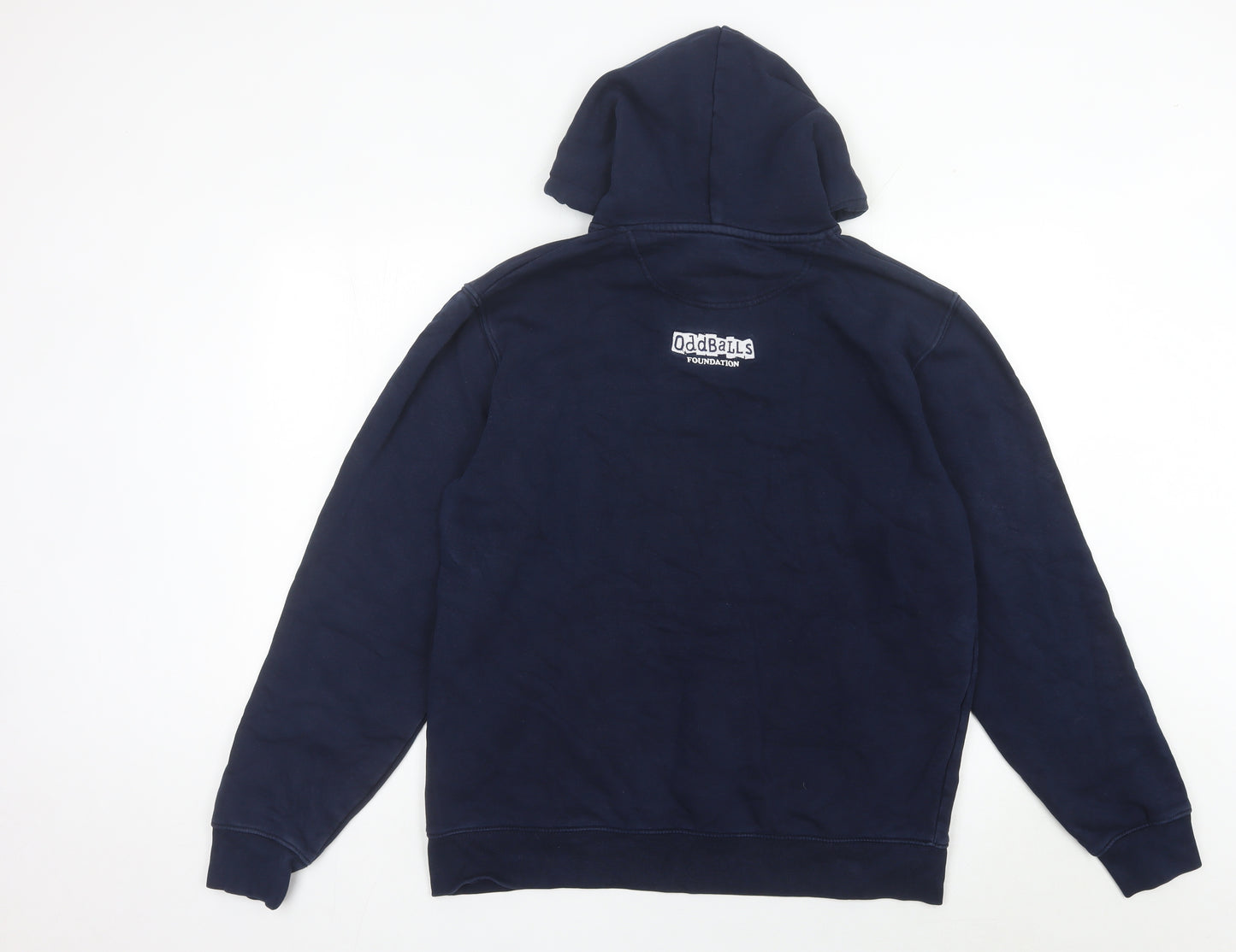 Stanley/Stella Mens Blue Pullover Hoodie XL with Logo and Pockets