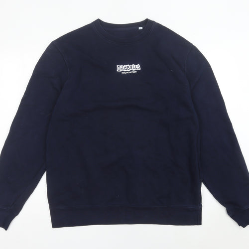 Stanley/Stella Men’s Blue XL Pullover Sweatshirt Logo Crew Neck