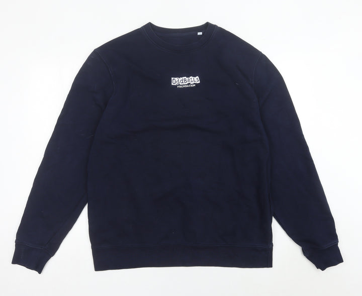Stanley/Stella Men’s Blue XL Pullover Sweatshirt Logo Crew Neck