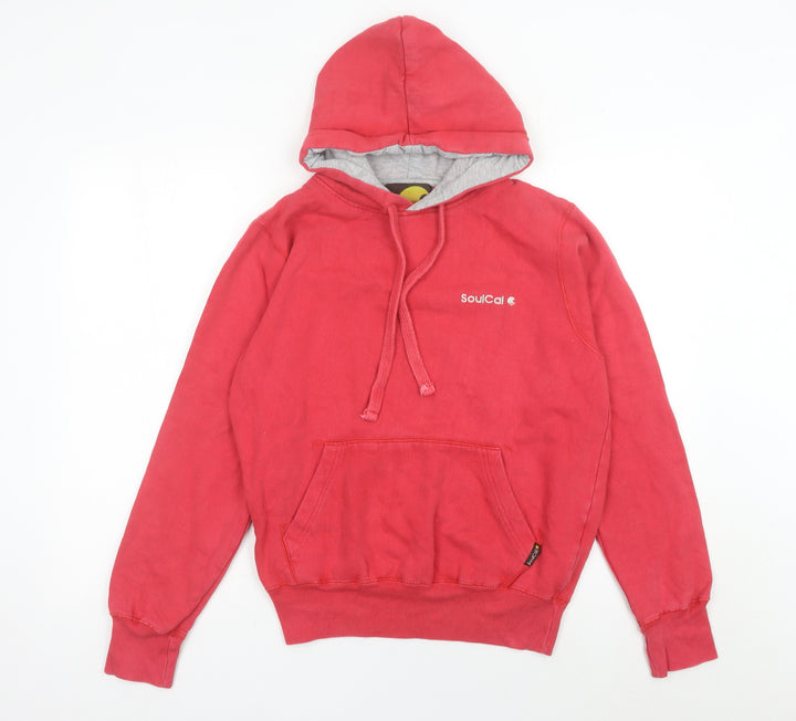 SoulCal Men’s Red Pullover Hoodie Size S Hooded Sweatshirt