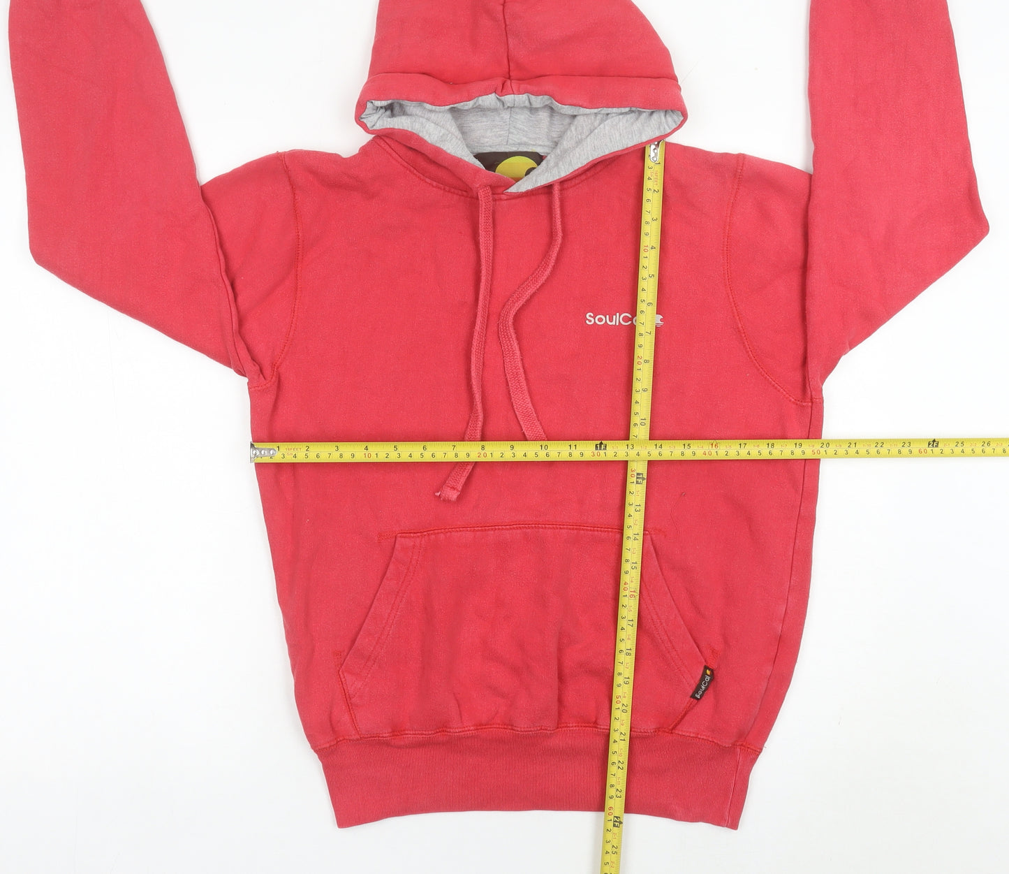 SoulCal Men’s Red Pullover Hoodie Size S Hooded Sweatshirt