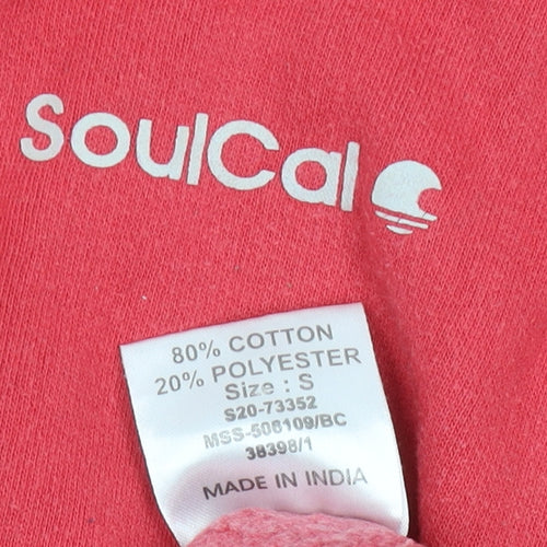 SoulCal Men’s Red Pullover Hoodie Size S Hooded Sweatshirt
