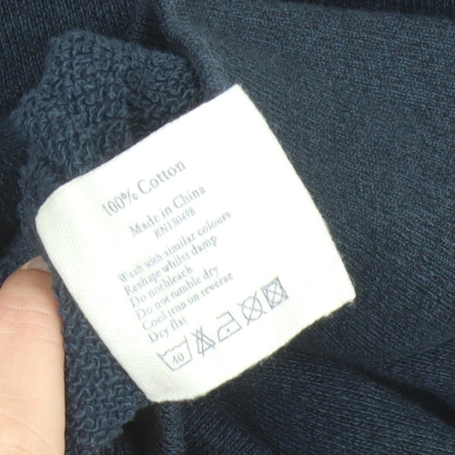Jack Wills Mens Blue Small Pullover Sweatshirt Crew Neck Long Sleeve