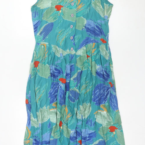 Evelin Brandt Berlin Women’s Multicoloured Floral Midi A-Line Dress M