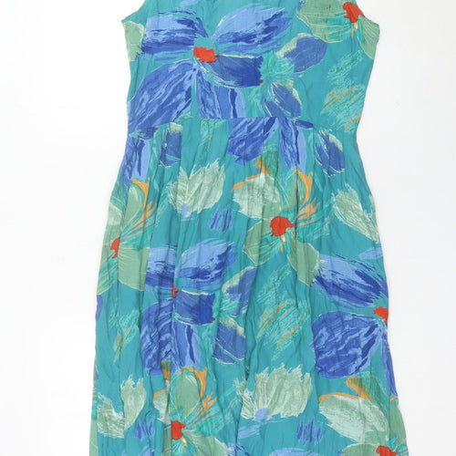 Evelin Brandt Berlin Women’s Multicoloured Floral Midi A-Line Dress M