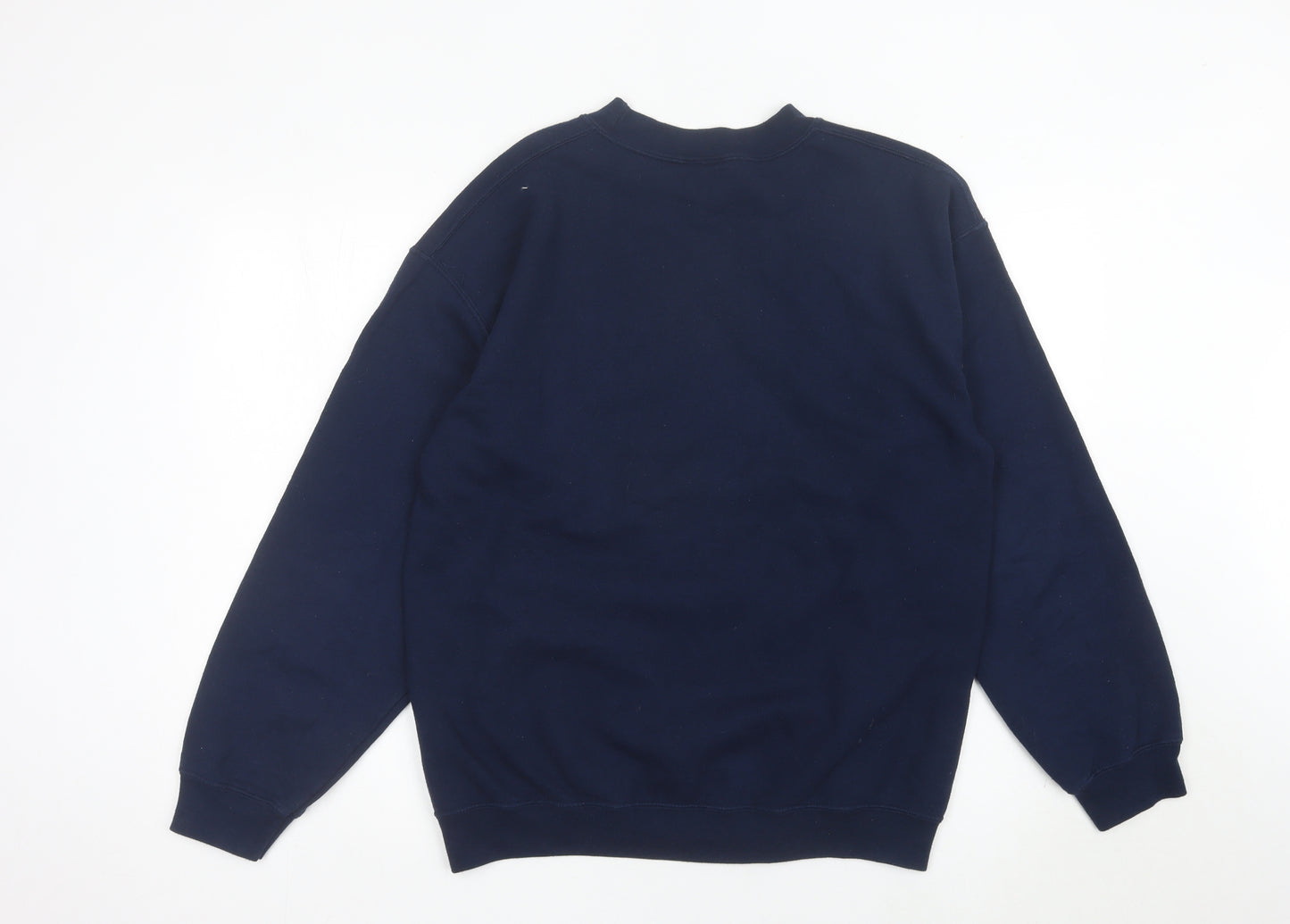 Disney Goofy Men's Blue Pullover Sweatshirt M Graphic Print