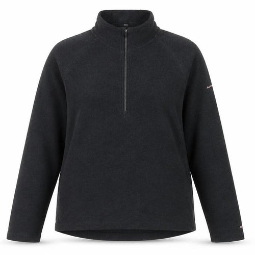 Trespass Womens Black UK 10 Small 1/2 Zip Fleece Sweatshirt