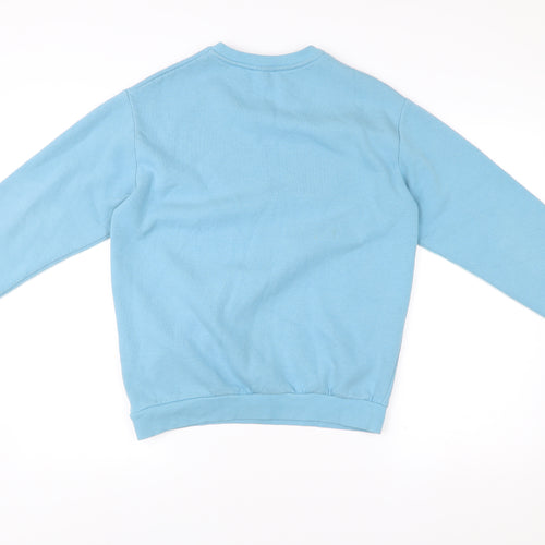 New Look Girls Blue Pullover Sweatshirt 12-13 Yrs Surf City Graphic Print
