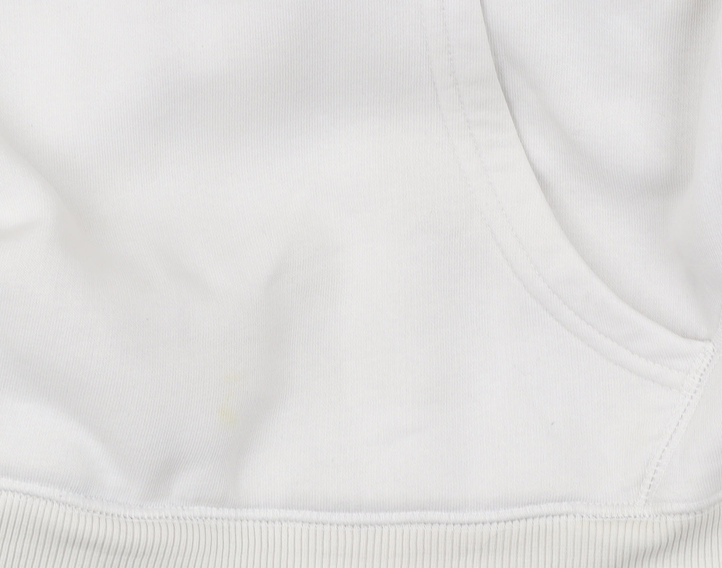 Nimes Mens White Hoodie Pullover Medium Graphic Logo Long Sleeve