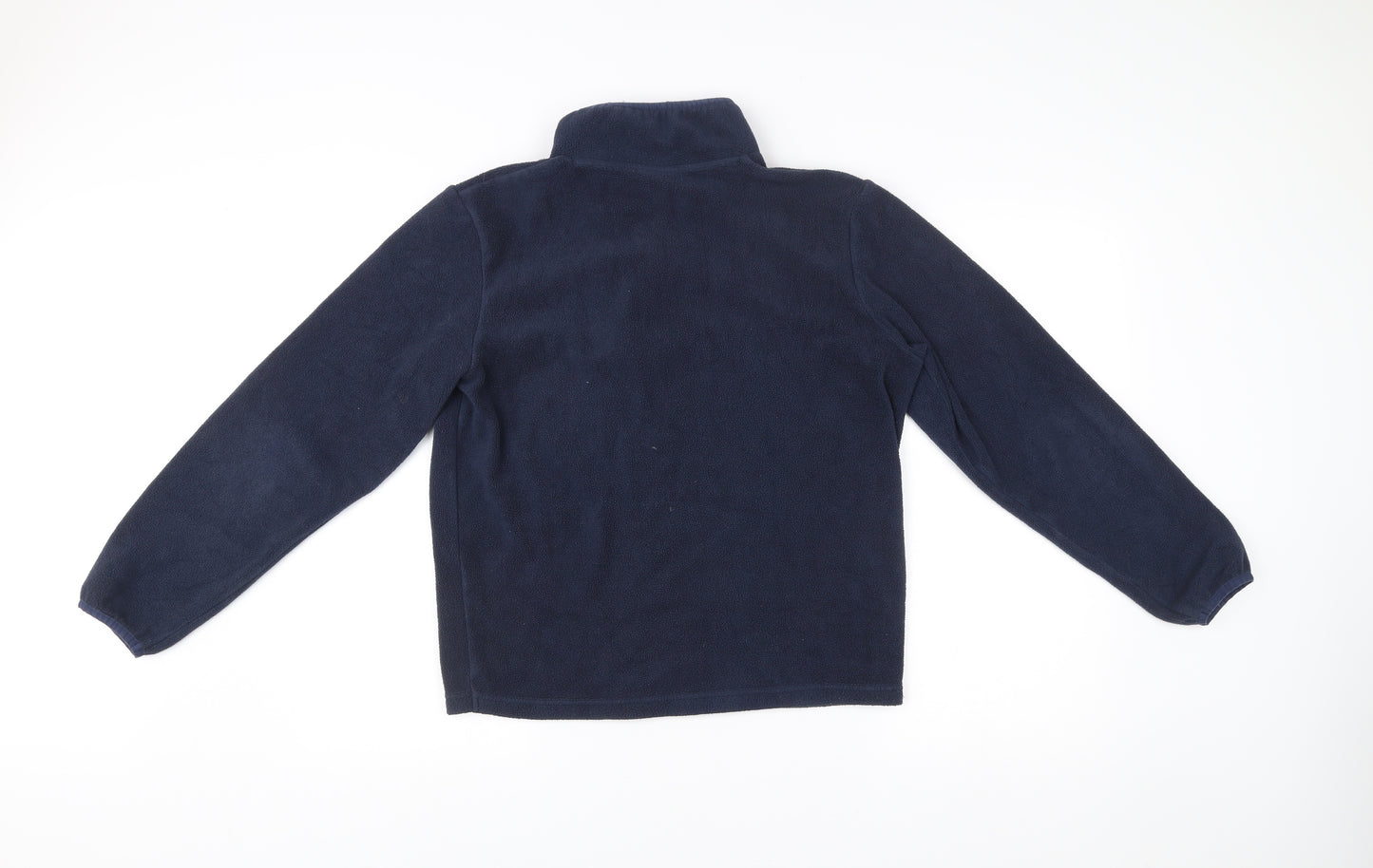 Jack & Jones Mens Blue Small Fleece Half Zip Jacket Regular Fit
