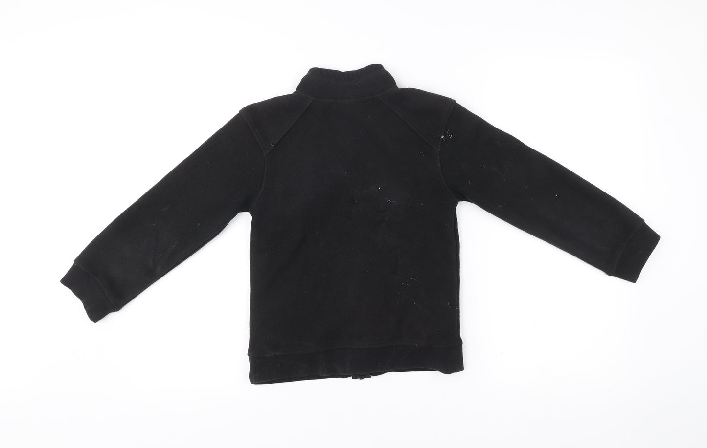 Longboard Kid's Boys Black Full Zip Fleece Jacket 8 Years Polyester