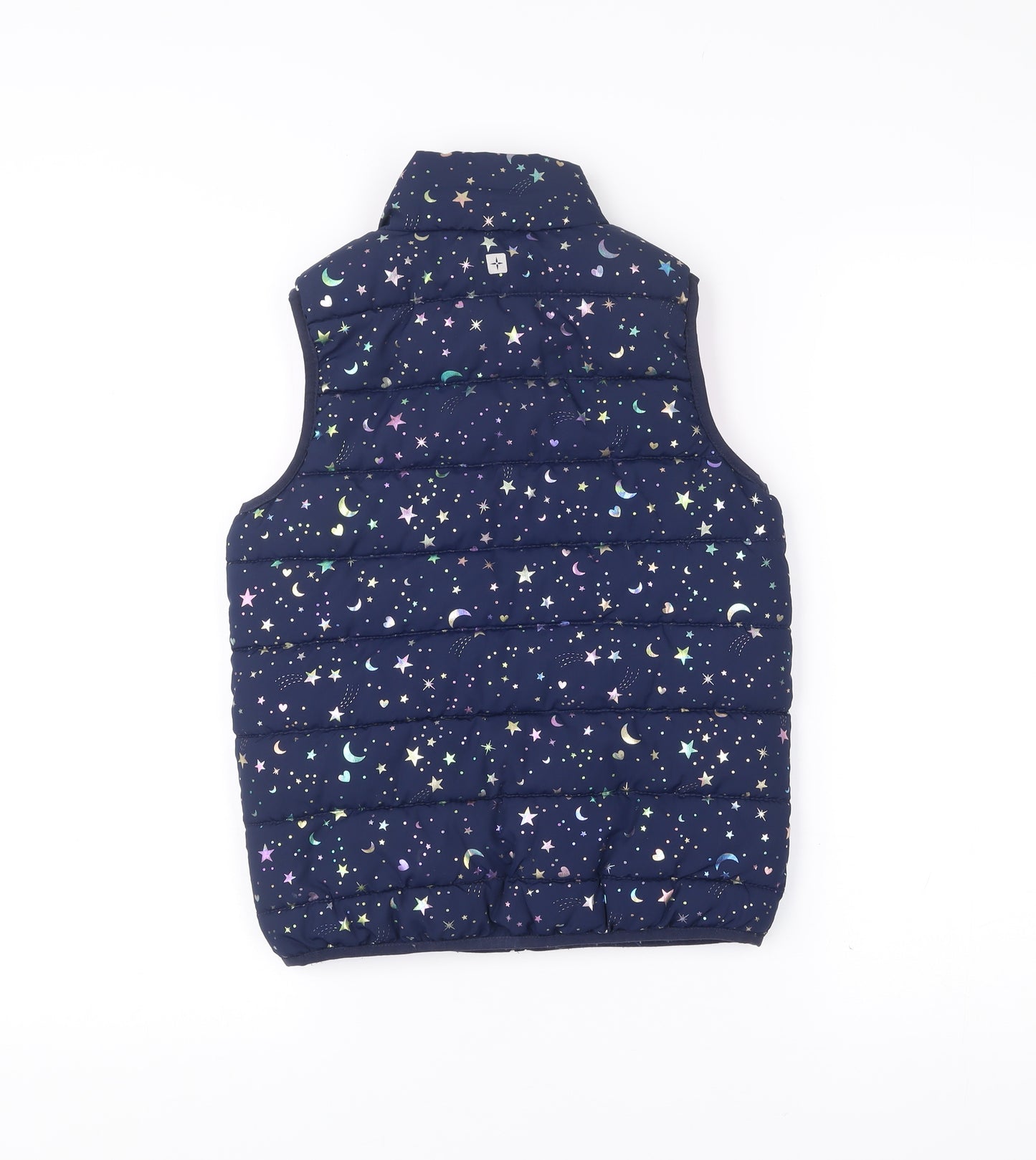 Mountain Warehouse Girls Blue 7-8 Yrs Sleeveless Puffer Waistcoat