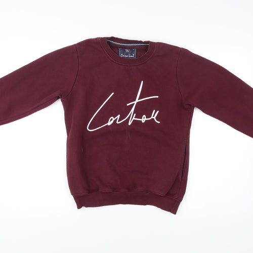 Cairo Line Women’s Burgundy Sweatshirt Medium Cotton Blend