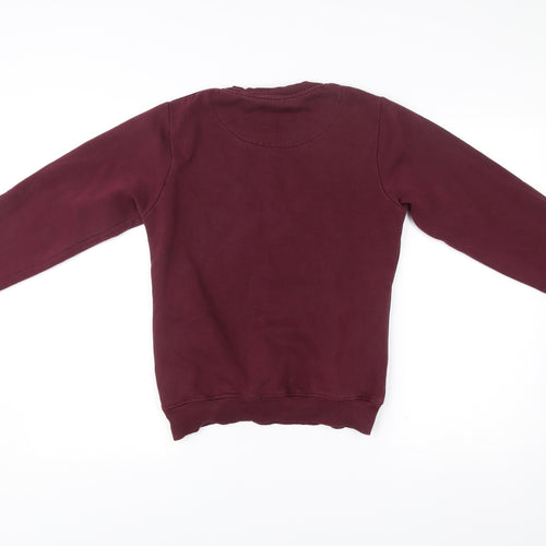 Cairo Line Women’s Burgundy Sweatshirt Medium Cotton Blend