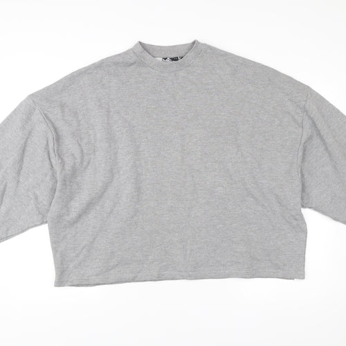 ASOS Design Men’s Grey XS Crew Neck Pullover Sweatshirt