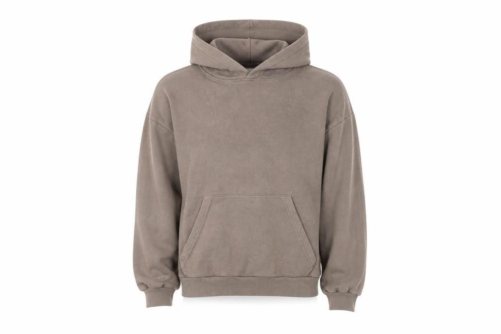 H&M Boys Brown Hoodie Age 11 Pullover Fleece Cotton Blend Long Sleeve