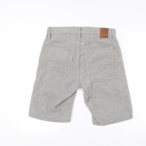Gap Men's Grey Corduroy Chino Shorts Size 28 Regular Fit