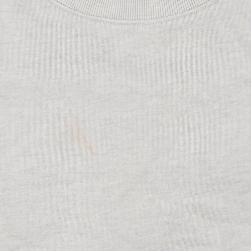 River Island Men’s Beige Relaxed Fit Crew Neck Sweatshirt Size M