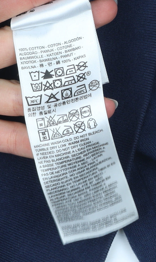 Levi's Men's Blue Pullover Hoodie Small Long Sleeve Logo