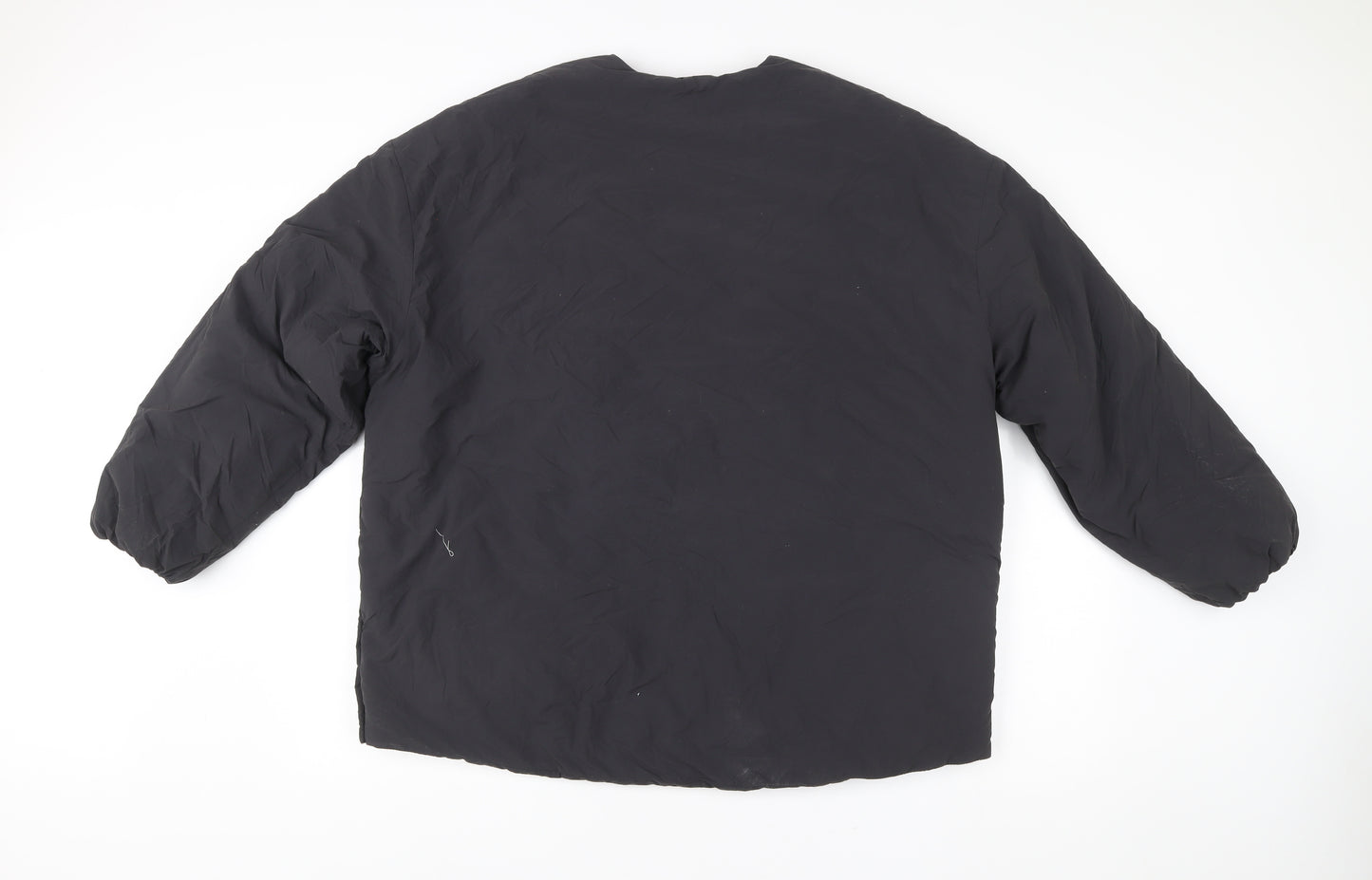 Marks and Spencer Men’s Black L Basic Jacket Full Zip Padded Casual