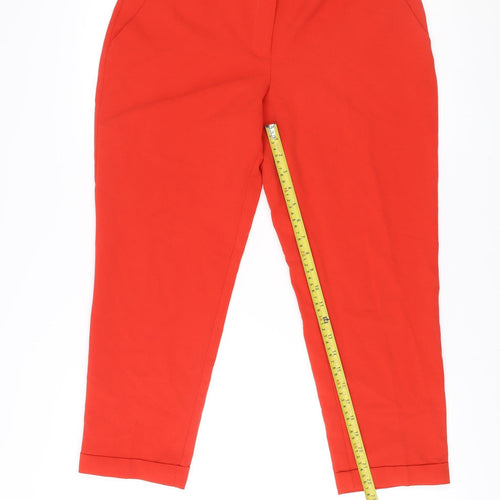 Dorothy Perkins Women’s Red Slim Fit Trousers UK 12 Workwear