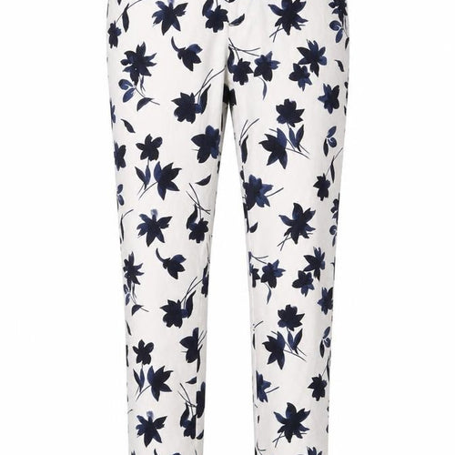GAP Womens White Floral Skinny Ankle Trousers Size 10